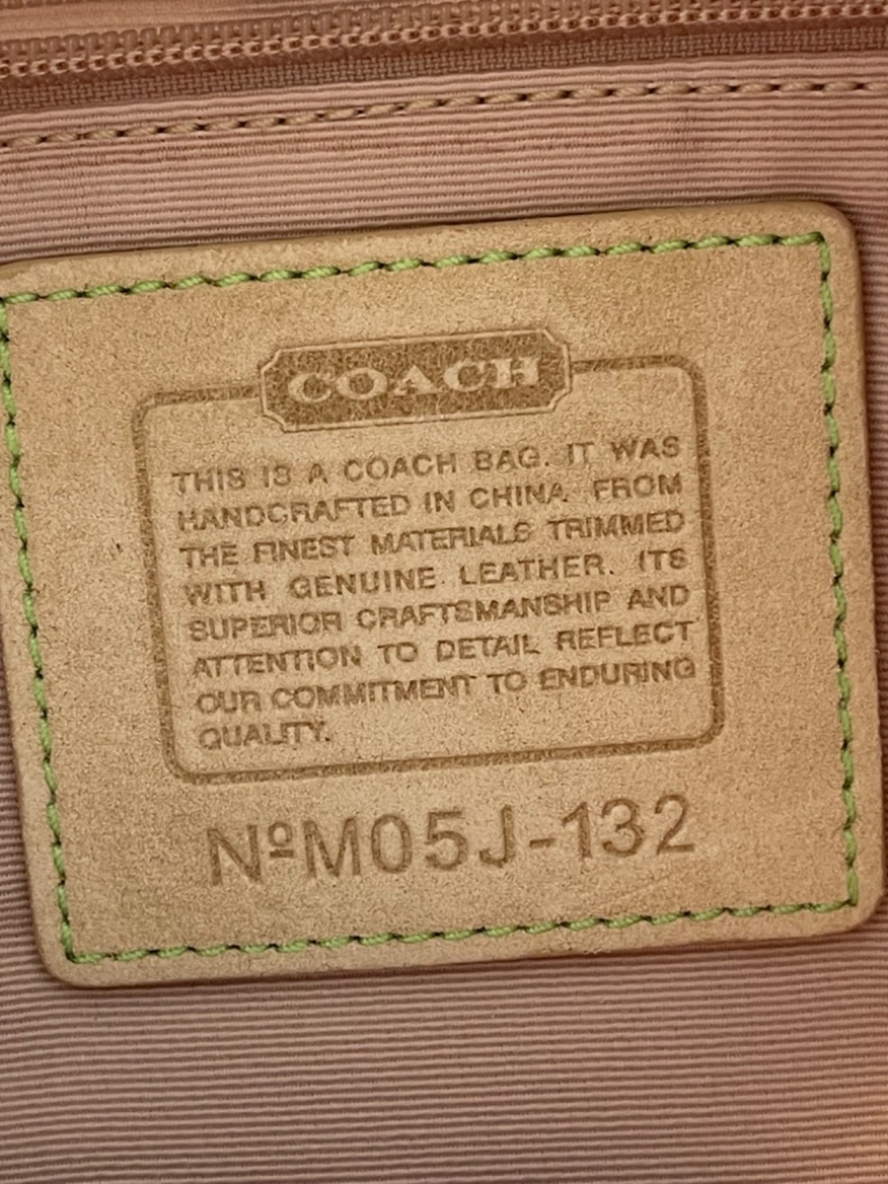 Coach Hampton Scribble Pastel Signature Hobo Bag - Picture 4 of 5